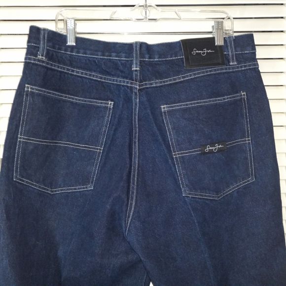 Vintage Sean John Jeans 34 Baggy Straight Skater Hip Hop 34X30 Hong Kong Hemmed - Picture 3 of 15